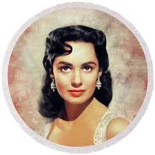 Susan Cabot, Vintage Actress #1 Bath Towel by Esoterica Art Agency