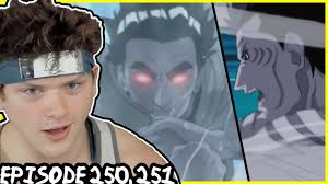 GUY VS KISAME! Naruto Shippuden REACTION: Episode 250 251