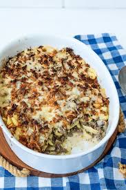 Spatzleauflauf Mit Hack Champignons Und Rostzwiebeln Was Eigenes Rezept In 2020 Rezepte Rostzwiebeln Spatzleauflauf