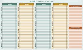 Schedule Template Free Excel Printable Schedule Template