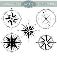 Black And White Compass Clipart Png Compass Clipart Vector Compass Clip Art Steampunk Nautical Digital Scrapbooking Invitations Logo Silhouette Instant Download Rose Des Vents Tatouages Boussole Logo Boussole