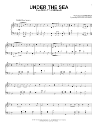 Lyrics to under the sea by samuel e. Under The Sea From The Little Mermaid Other Sheet Music By Alan Menken Solo Piano