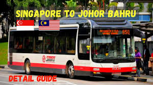 Check trip schedule and travel distance. Singapore To Johor Bahru Malaysia By Bus With Immigration And All Details Youtube