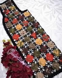Herkese Hayirli Huzurlu Aksamlar Sonbaharin Sicacik Renkleriyle Geldim Istedim Ki Motifli Yelekte Sik Ve Guzel Bir Baby Knitting Patterns Boncuk Tig Isleri