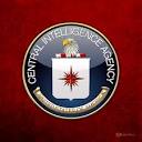 Central Intelligence Agency - C I A Emblem on Red Velvet Digital ...