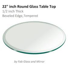 Fab Glass Mirror 22 Inches Round Glass Tabletop Round Glass Table Top Round Glass Table Glass Top Table