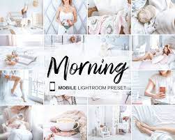 Lightroom Mobile Presets Morning Light And Airy Presets Instagram Clean Soft Presets Blogger White Photo Filter Bright Airy Dng In 2021 Lightroom Presets Lightroom Presets