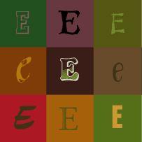 Strokes may be straight as in k l v w x z or curved as in c o sif straight they may be horizontal vertical or diagonal. The Letter E Fonts Com Fonts Com