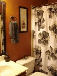 Beyond The Green Door On Wordpress Com Orange Bathroom Decor Orange Bathrooms Burnt Orange Bathrooms