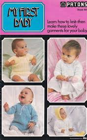 Patons My First Baby Knitting Pattern For Baby No 494 Etsy Baby Knitting Patterns Baby Knitting First Baby
