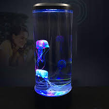Lampe Led Veilleuse Aquarium Meduse Decoratif Childen Veilleuse Lampe De Table Lampe 7 Couleurs Changer Lampe De Chevet Usb Dec Lampe De Chevet Veilleuse Lampe