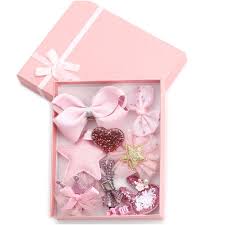 Shop for baby girls hair accessories on amazon.com. Hair Clips Bows Iceblueor Girls Baby Hair Clips Toddler Barrettes For Infant Boutique Hair Accessories Set With Gift Box 10pcs Pink Buy Online In Faroe Islands At Desertcart