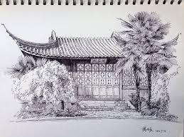 Haochen Yang Chinese Traditional Architecture Ancient Chinese Architecture Chinese Architecture Architecture Sketch