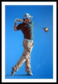 Mcilroy 2012 Framed Print By Mark Robinson In 2020 Golf Art Golf Inspiration Vintage Golf