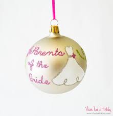 Parents Of The Bride Blown Glass Ornament Personalize Wedding Etsy Gifts For Wedding Party Mom Wedding Gift Dad Wedding Gift