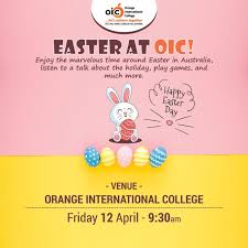 Enjoy The Marvellous Time Around Easter In Australia Listen To The Teachers Give A Talk About Easter Pl Happy Easter Day Easter Inspiration College Presents
