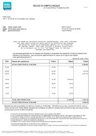 Tout Savoir Sur Le Releve De Compte Bancaire 01 Banque En Ligne