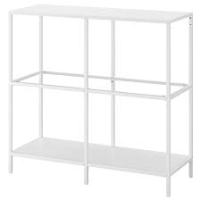 Vittsjo Regal Weiss Glas Ikea Deutschland In 2020 Shelves Shelf Unit Wall Shelf Unit