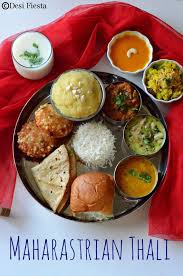 Desi Fiesta Maharastrian Thali Marathi Thali Indian Food Recipes Vegetarian Indian Food Recipes Desi Food