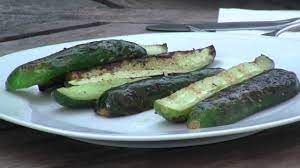 Can you grill cucumbers like zucchini. How To Grill Cucumbers By Bbq Dragon Youtube