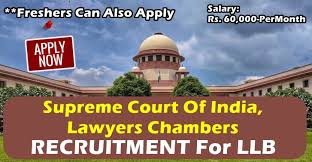 A consulting attorney in the chennai area area reported making ₹2,50,000 per year. Supreme Court Of India Lawyers Chambers Recruitment For Llb Freshers Can Also Apply Salary Rs