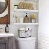 Here is another fantastic idea on where to place a shelf in your bathroom! 1