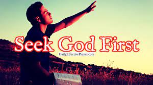 Help us lord to include you in every aspect of our lives. Prayer To Seek God S Face The Kingdom Of God Seeking God First Youtube