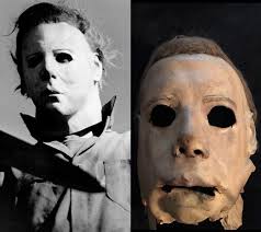 Some nice late night shots of my "aged" Stu Macher mask.