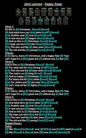 John Lennon Happy Xmas War Is Over V2 B Ukelele Songs Uke Songs Happy Xmas