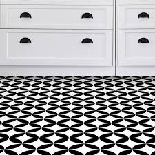 Retro self adhesive vinyl floor tiles can be installed in a normal sized room within in a few hours, completely diy! Flooring Tiles White Black Diamond Self Adhesive Vinyl Floor Tiles Bathroom Kitchen Peel Stick Home Furniture Diy