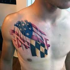 Our central location between baltimore and philadelphia. Ripped Skin Maryland Flag Tattoo