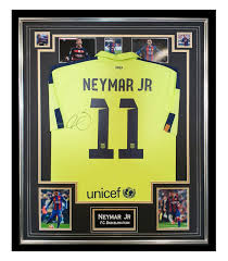Futbol club barcelona, commonly referred to as barcelona and colloquially known as barça (ˈbaɾsə), is a spanish professional football club based in barcelona, that competes in la liga. Signed Neymar Jr Jersey Framed Fc Barcelona Icon Shirt Firma Stella