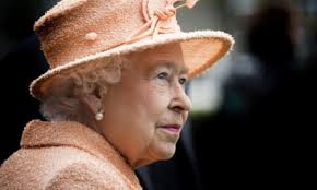 Queen is greeted by crowds
