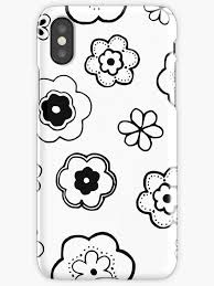 Black And White Phone Case Prints Black And White Flower Phone Cases Redbubble Also Available In Framed Prints Art Prints Canvas Prints Trendy Flowers Flower Iphone Cases Tree Textures