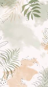Be it an iphone, android or blackberry the artworks below make the perfect wallpaper for your phone! Download Premium Vector Of Beige Leafy Watercolor Mobile Phone Wallpaper Lukisan Kaktus Foto Abstrak Seni Abstrak