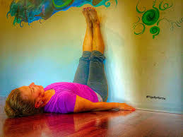 Yoga Pose Relaxation Legs Up The Wall Pose Viparita Karani Viparita Turned Around Reversed In Arm Balance Yoga Poses Power Yoga Poses Yoga Inversions