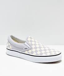 Find the perfect checkered vans stock photos and editorial news pictures from getty images. Vans Slip On Checkerboard Grey Dawn White Shoes Zumiez
