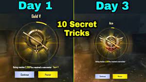 Top 10 New Tips Tricks To Push Rank Ace In Just 3 Day Pubg Mobile 10 Secret Tricks Youtube