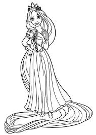 Feb 24, 2017 · that's just how amazingly creative rapunzel is. Disney Princess Rapunzel Coloring Page Kids Play Color