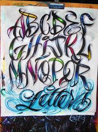 Airbrush Lettering Font Multi Colored Script Caps Graffiti Alphabet Graffiti Lettering Fonts Tattoo Lettering Fonts This art had been popular with both the men and women of ancient times, and this has carried into the modern world as well. tattoo lettering fonts