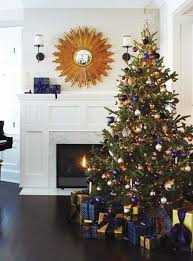 Christmas trees are the centerpiece of the home and the holiday season. 19 Ideas For House Decor Themes Color Schemes Navy Christmas Tree Colour Scheme Blue Christmas Decor Beautiful Christmas
