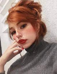 38 Attractive Red Hair Must Be Tried For Active Girls Sooshell Short Red Hair Red Bob Hair Red Hair With Bangs