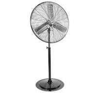 30 In. 3-Speed Adjustable Height Oscillating Pedestal Fan