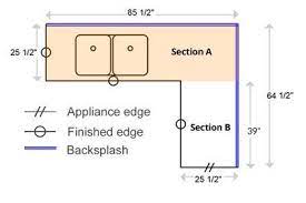 These sections are included in the estimate and get cut out during installation. How To Measure Countertops Amf Brothers