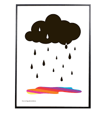 Cloud Print Rain Me Happy White Prints Clouds Print