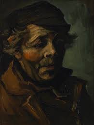 Head of a peasant, 1884 by Vincent van Gogh ::