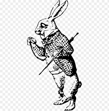 While in the white rabbit's house, alice drinks an unmarked bottle of liquid and grows to the size of the room. Svg Freeuse Library White Rabbit Alice In Wonderland White Rabbit Alice In Wonderland Outline Png Image With Transparent Background Toppng