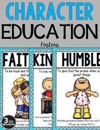 This Poster Pack Includes 27 Character Education Posters Each Poster Contains A Kid Friendly Character Education Character Education Posters Education Poster