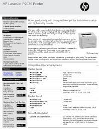Hp laserjet p2035 printer driver was presented since january 22, 2018 and is a great application part of printers subcategory. Hp Laserjet P2035 Printer Manualzz