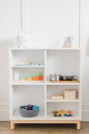Setting Up A Montessori Inspired Play Space Amyteixeira Com Eket Kids Room Inspiration Playroom Shelves